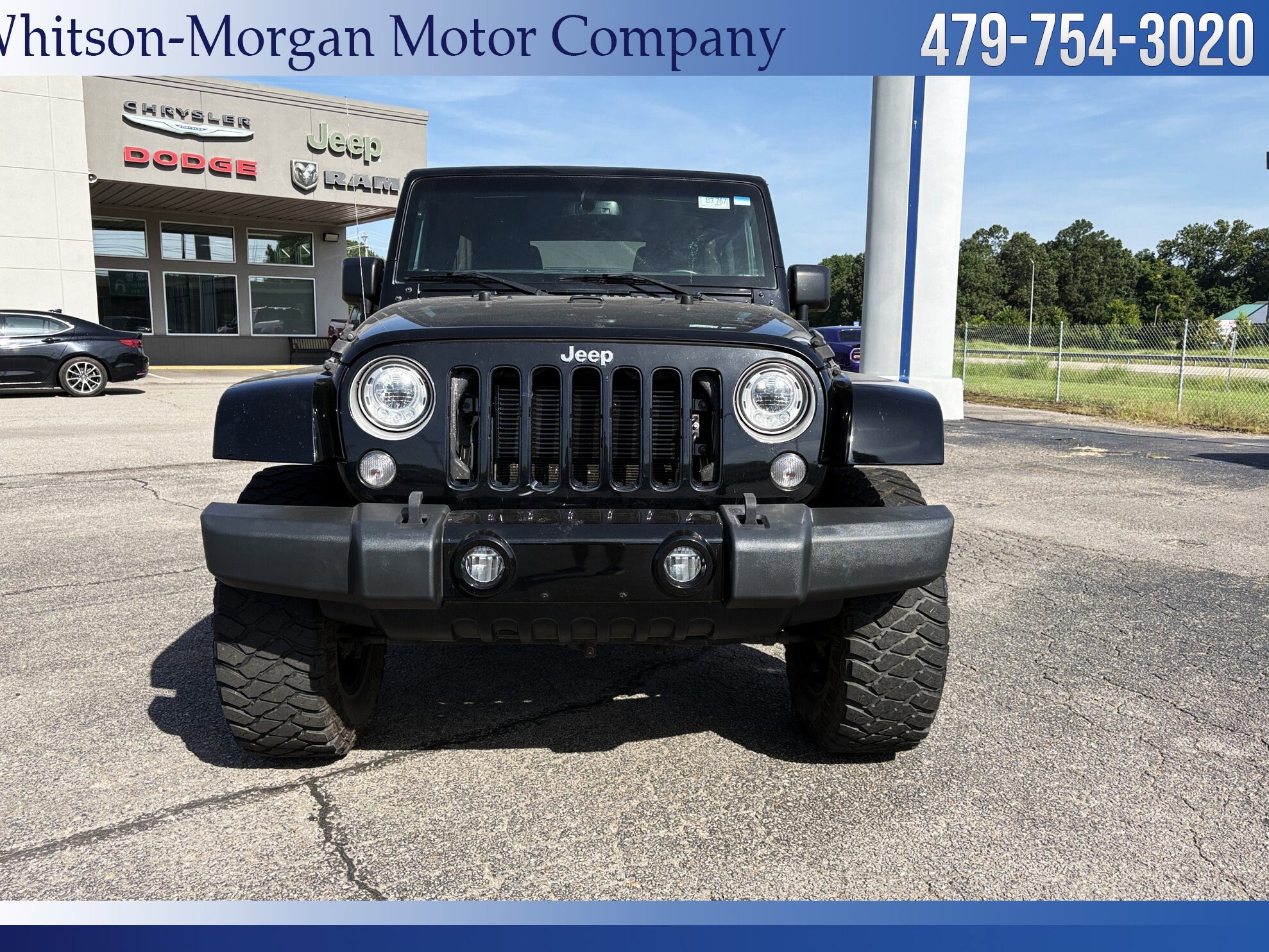 Used 2017 Jeep Wrangler Unlimited Sahara with VIN 1C4HJWEG6HL688640 for sale in Clarksville, AR