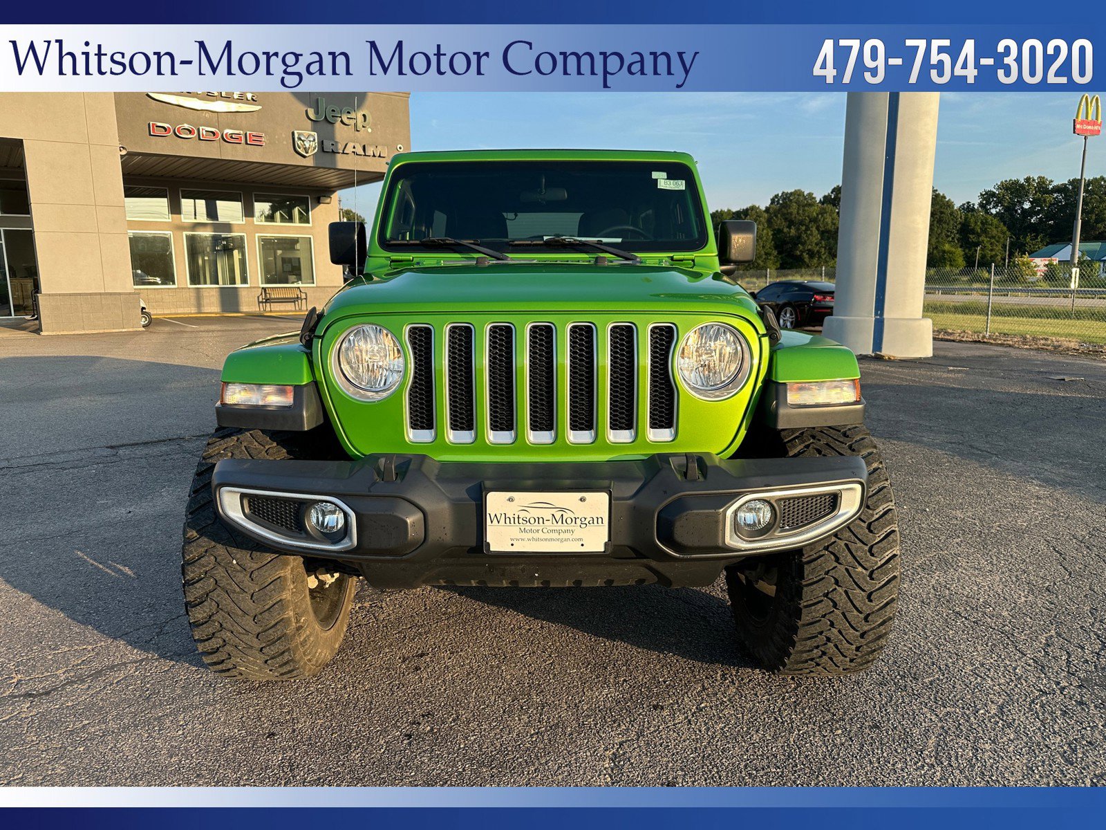 Used 2019 Jeep Wrangler Unlimited Sahara with VIN 1C4HJXEG9KW551672 for sale in Clarksville, AR