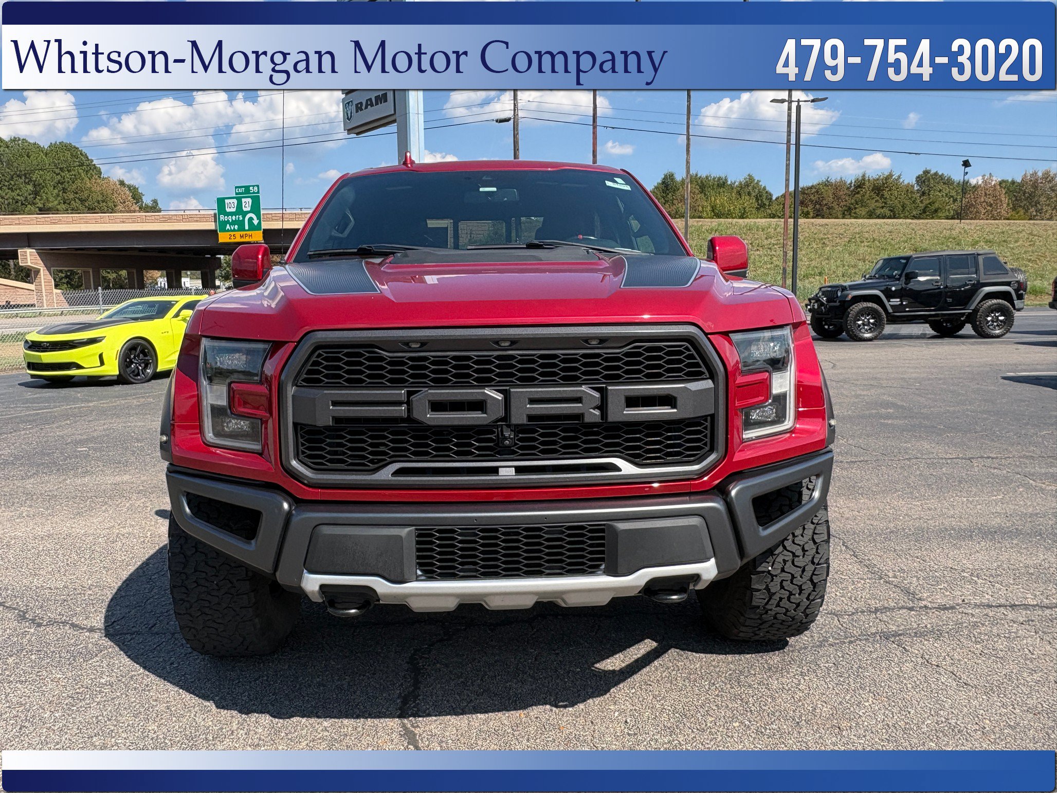 Used 2020 Ford F-150 Raptor with VIN 1FTFW1RG8LFB42645 for sale in Little Rock
