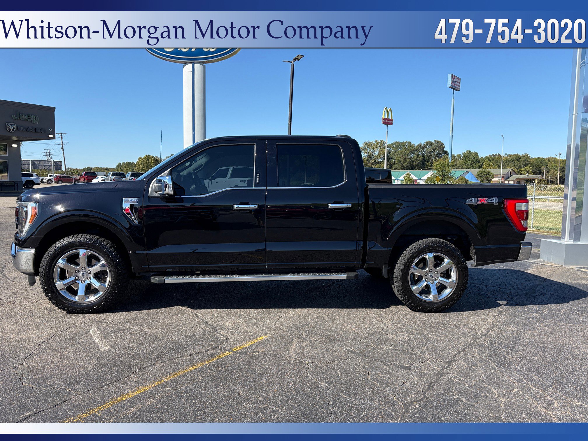 Used 2022 Ford F-150 Lariat with VIN 1FTFW1E5XNFB52603 for sale in Little Rock