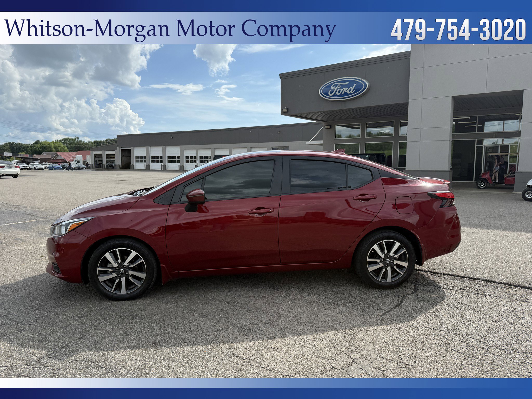 Used 2021 Nissan Versa Sedan SV with VIN 3N1CN8EV4ML922929 for sale in Clarksville, AR