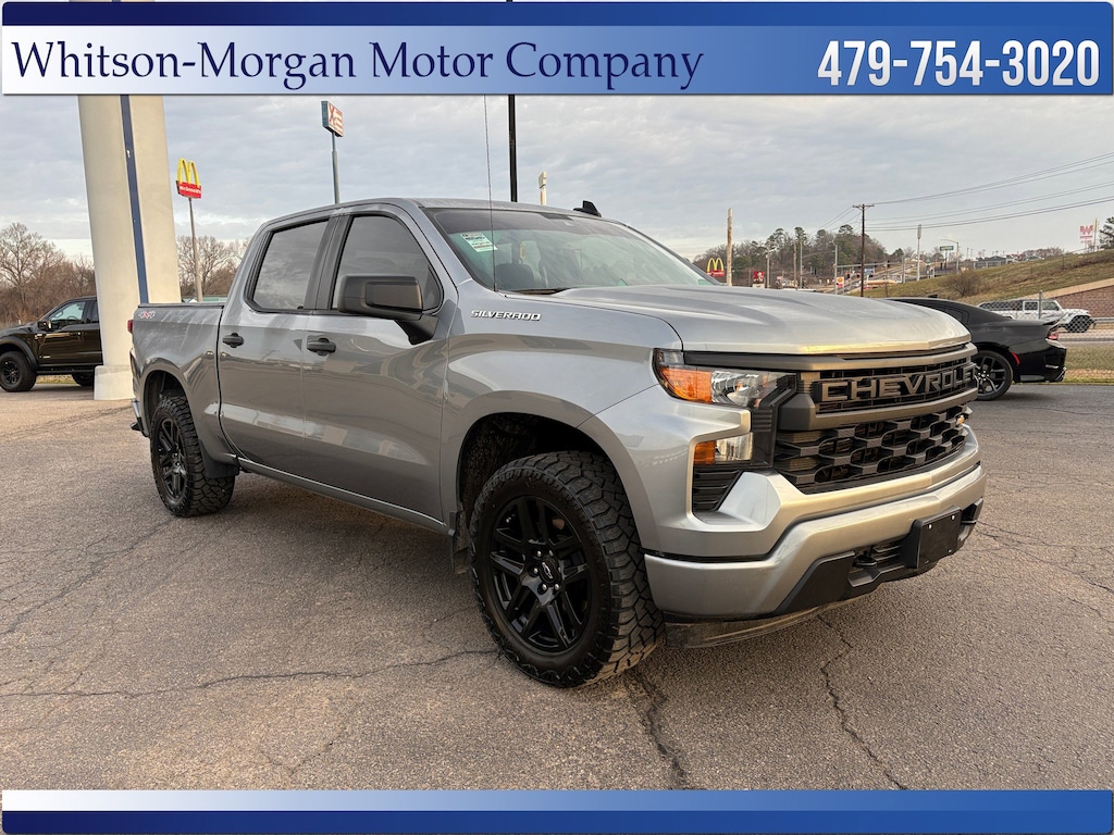 Used 2024 Chevrolet Silverado 1500 Custom 4WD Crew Cab 147 Custom