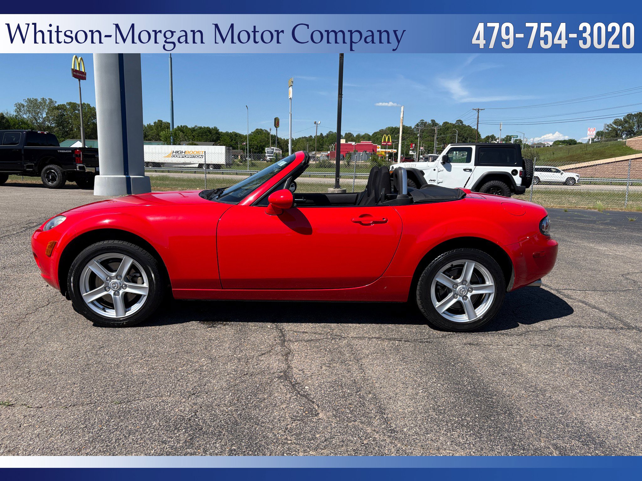 Used 2006 Mazda MX-5 Miata Base with VIN JM1NC25F260114614 for sale in Clarksville, AR