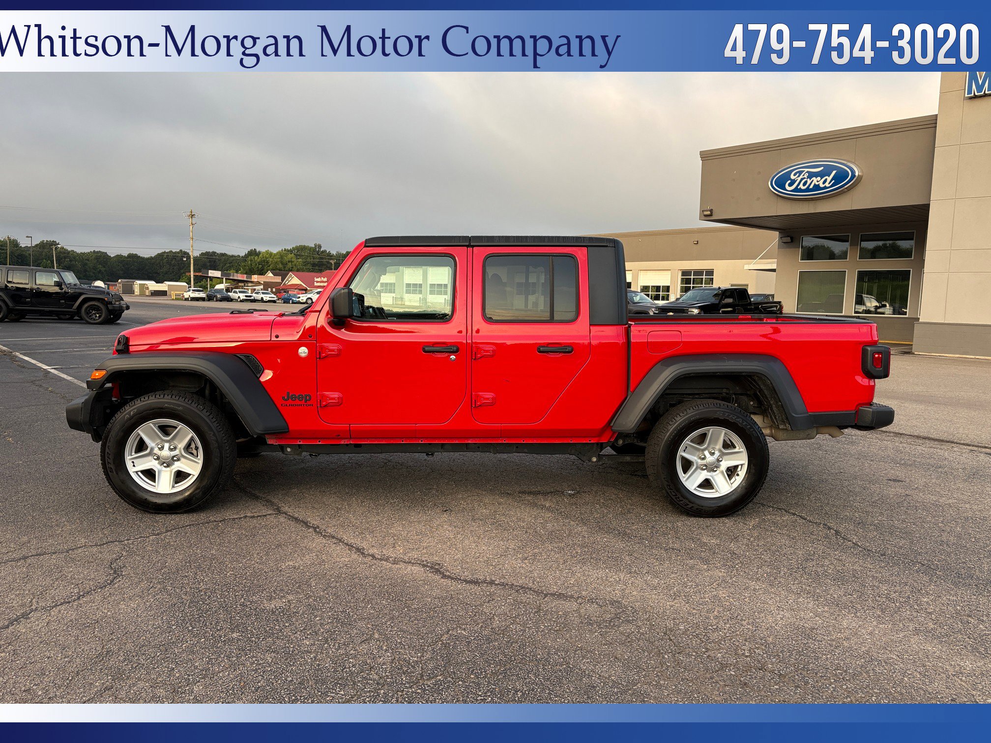 Used 2020 Jeep Gladiator Sport S with VIN 1C6HJTAGXLL136465 for sale in Little Rock