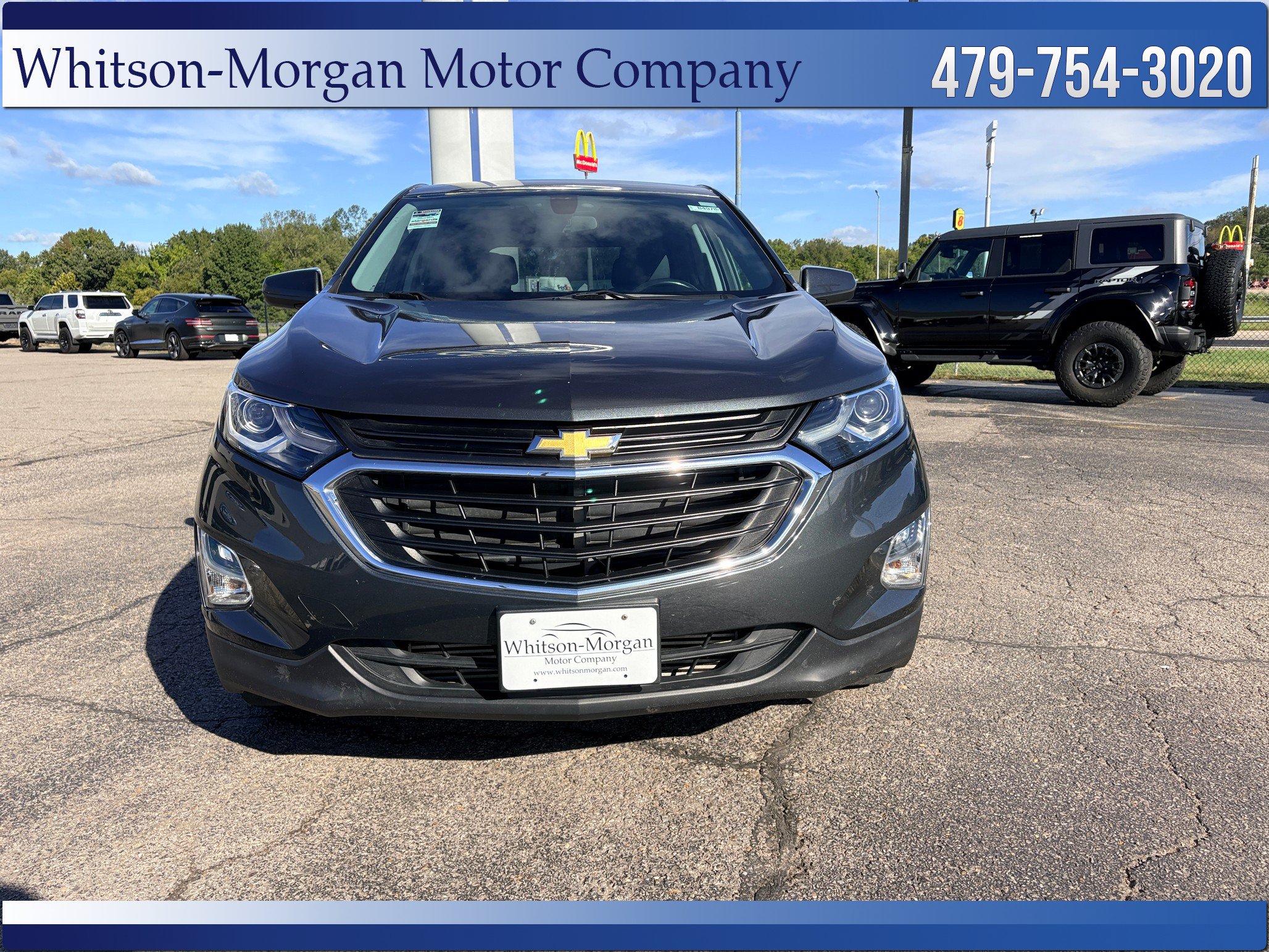 Used 2018 Chevrolet Equinox LT with VIN 3GNAXJEV8JS605220 for sale in Clarksville, AR