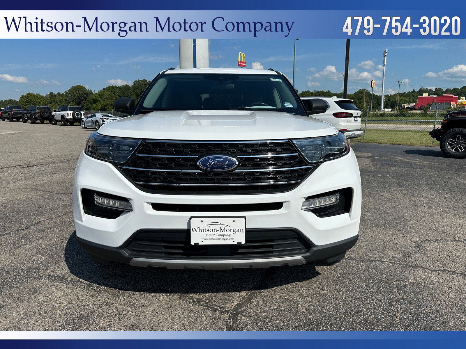 Used 2023 Ford Explorer XLT with VIN 1FMSK7DH3PGA57995 for sale in Clarksville, AR