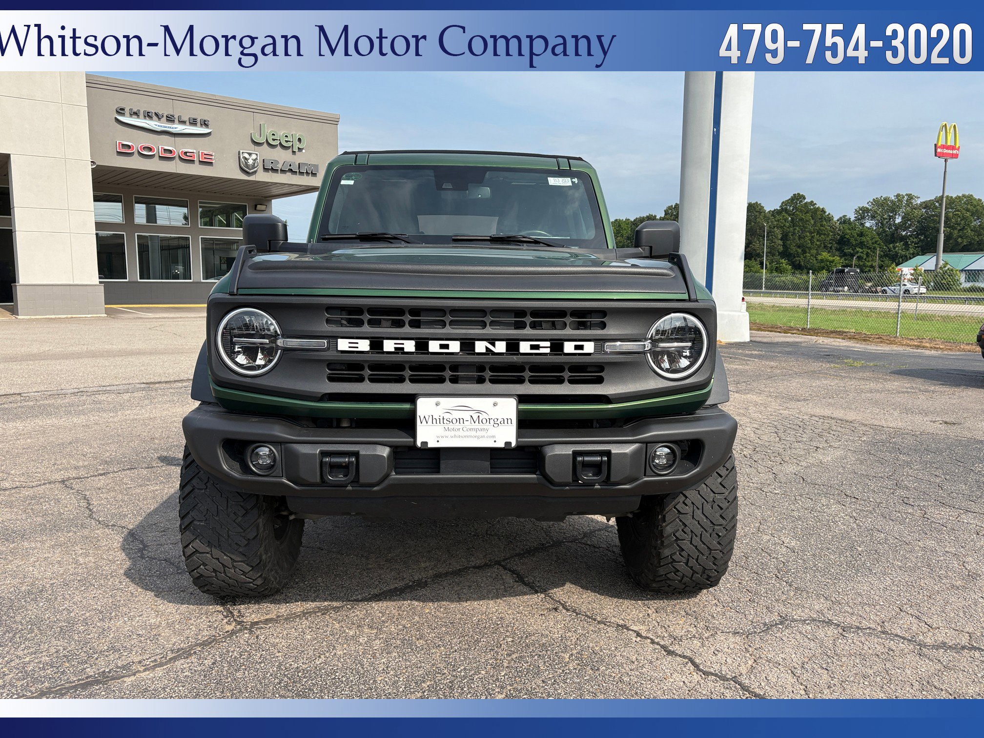 Used 2023 Ford Bronco 4-Door Black Diamond with VIN 1FMEE5DHXPLA99323 for sale in Clarksville, AR