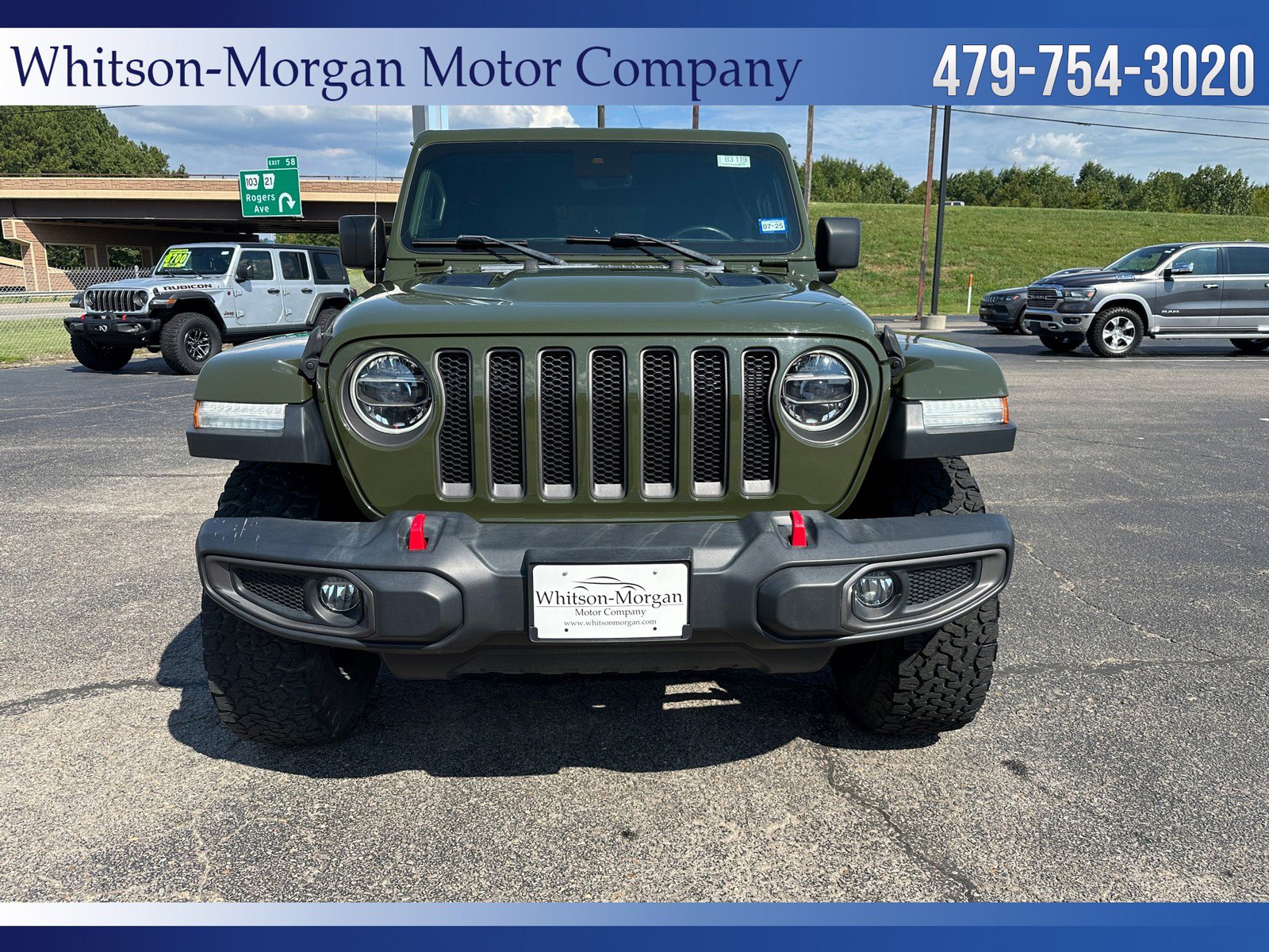 Used 2020 Jeep Wrangler Unlimited Rubicon with VIN 1C4HJXFN5LW323540 for sale in Clarksville, AR