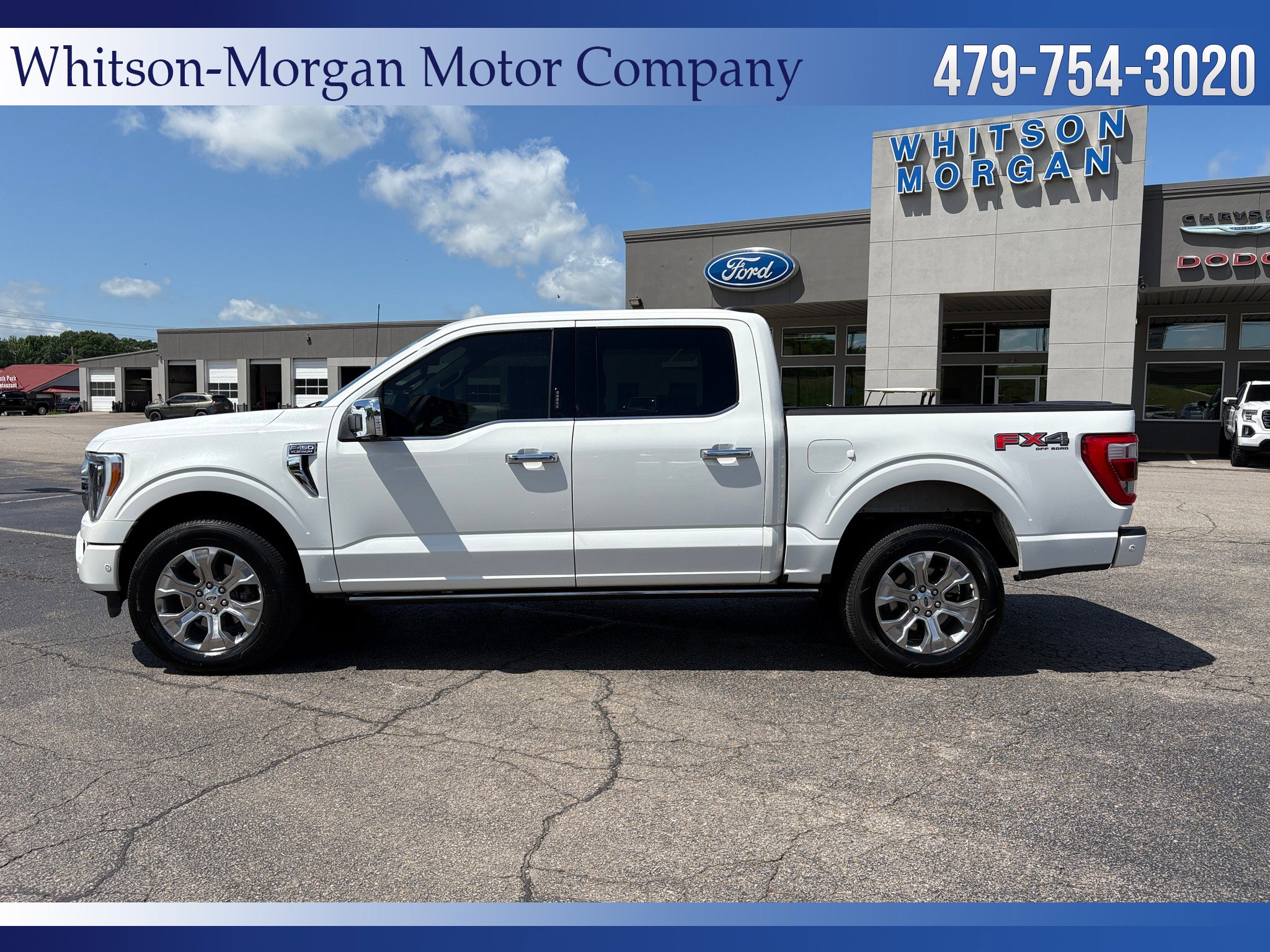 Used 2022 Ford F-150 Platinum with VIN 1FTFW1E89NFA27781 for sale in Little Rock
