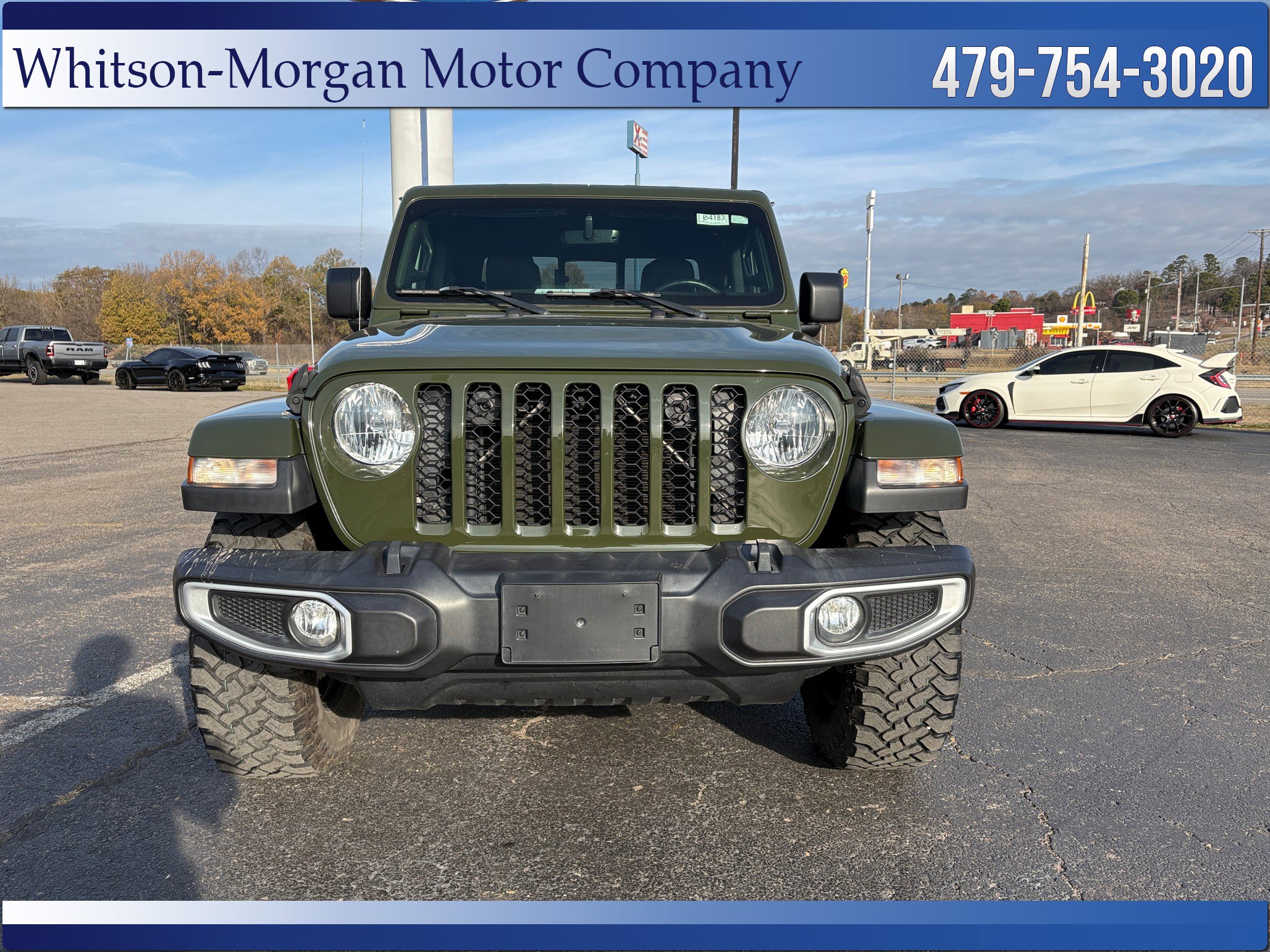 Used 2021 Jeep Gladiator Texas Trail with VIN 1C6HJTAG5ML555406 for sale in Little Rock
