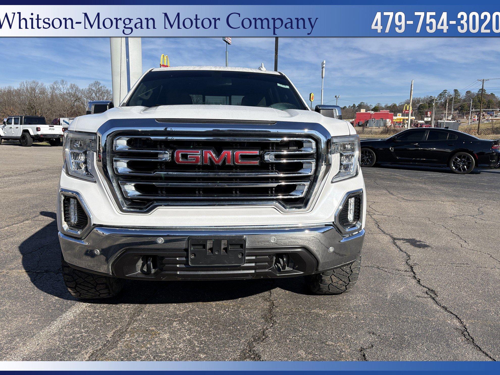 Used 2020 GMC Sierra 1500 SLT with VIN 3GTU9DED0LG207918 for sale in Little Rock