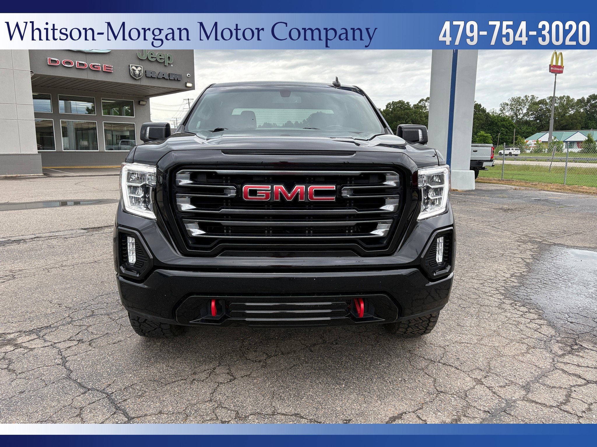 Used 2021 GMC Sierra 1500 AT4 with VIN 3GTP9EELXMG455234 for sale in Little Rock