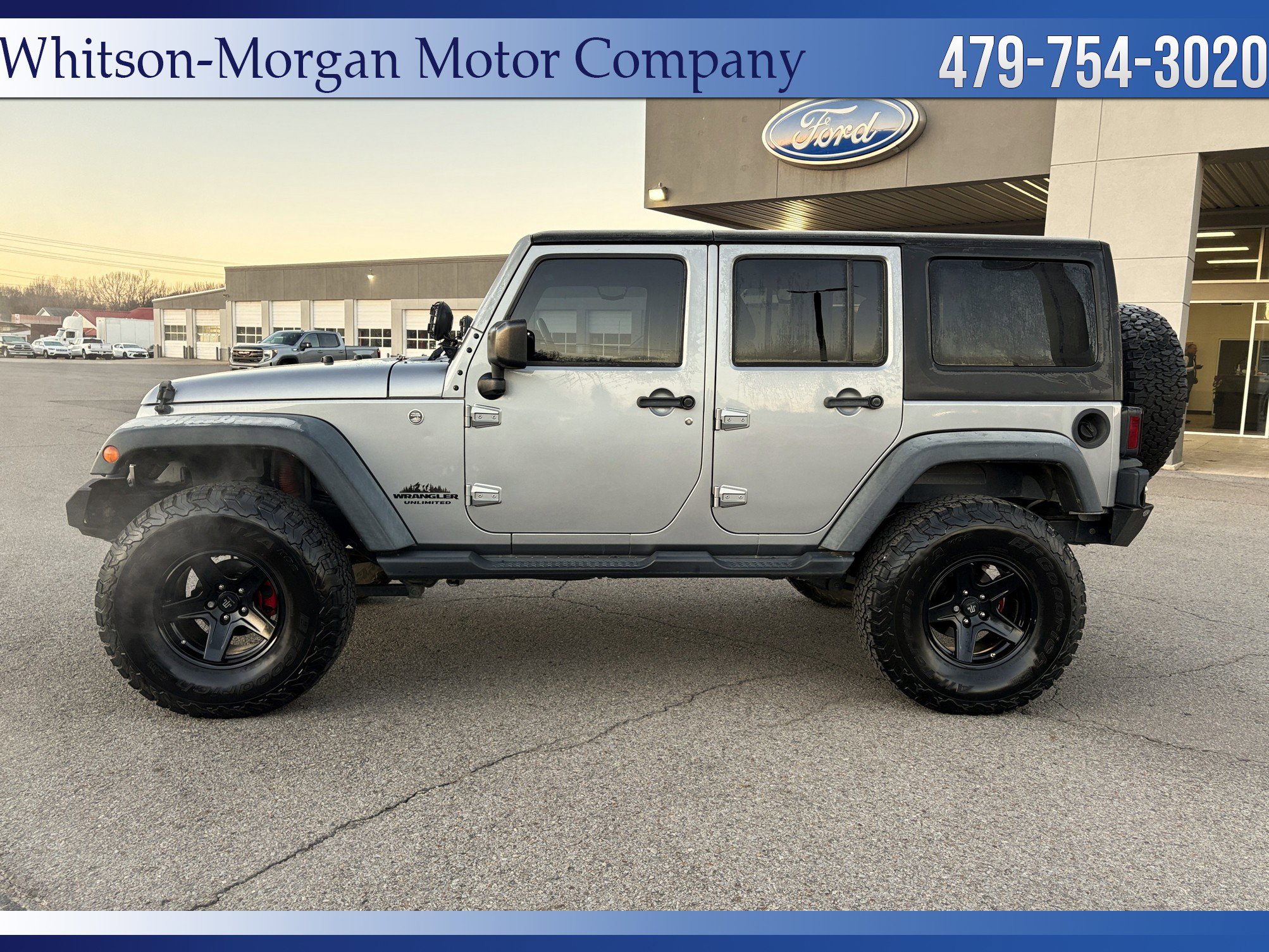 Used 2017 Jeep Wrangler Unlimited Sport S with VIN 1C4BJWDG4HL602278 for sale in Clarksville, AR