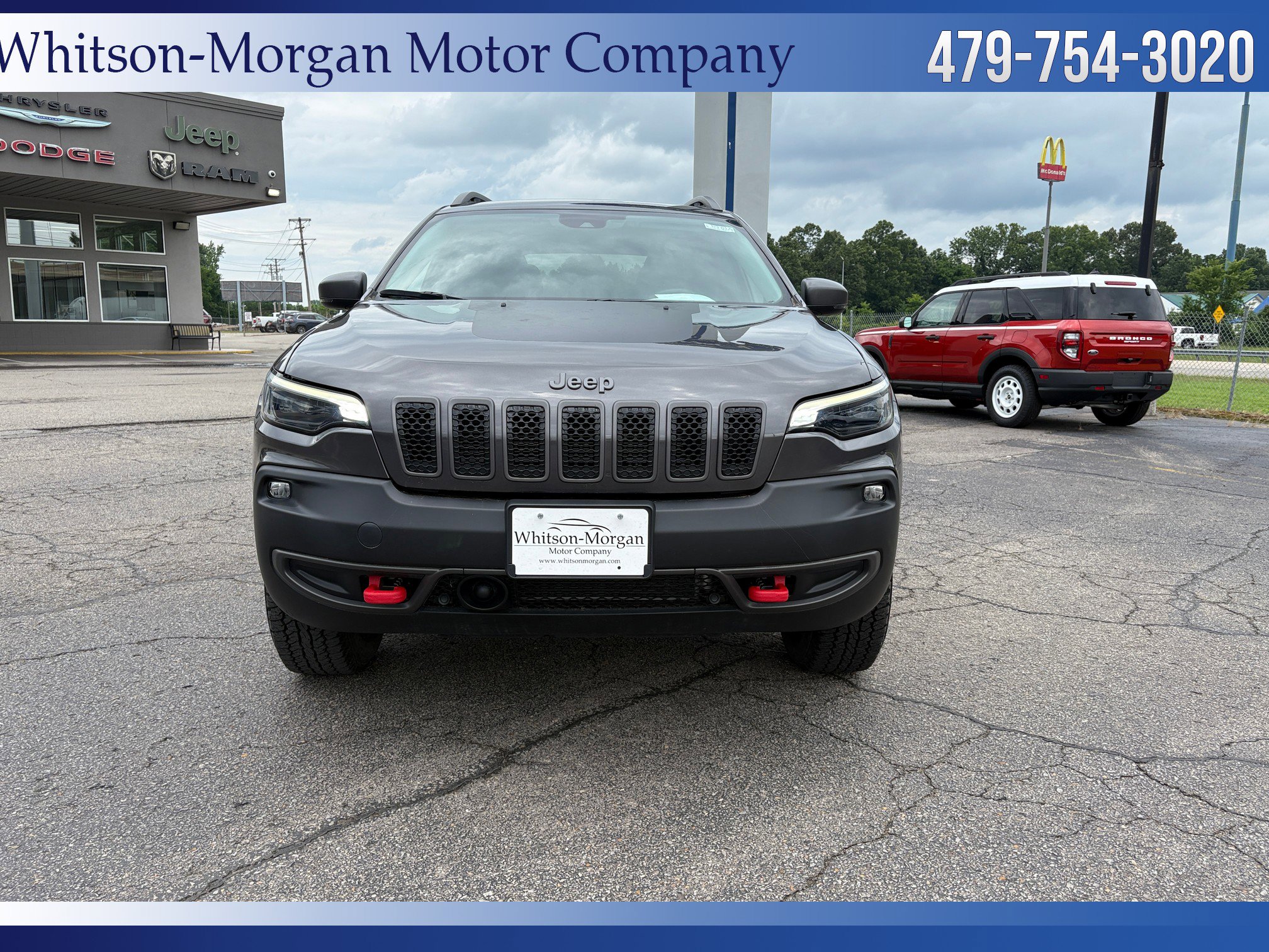 Used 2021 Jeep Cherokee Trailhawk with VIN 1C4PJMBX6MD166972 for sale in Clarksville, AR