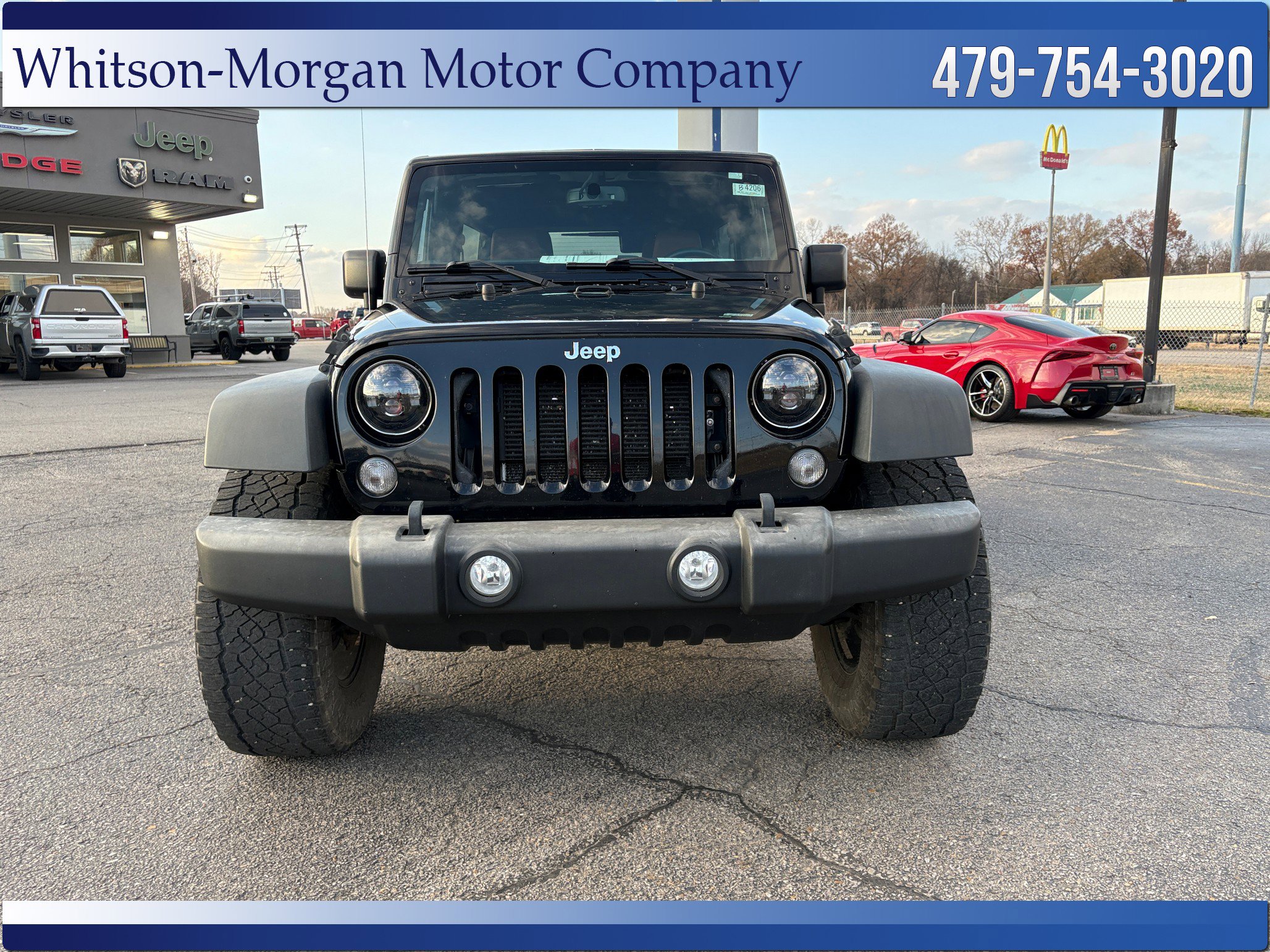 Used 2015 Jeep Wrangler Unlimited Sport with VIN 1C4BJWDGXFL724639 for sale in Clarksville, AR