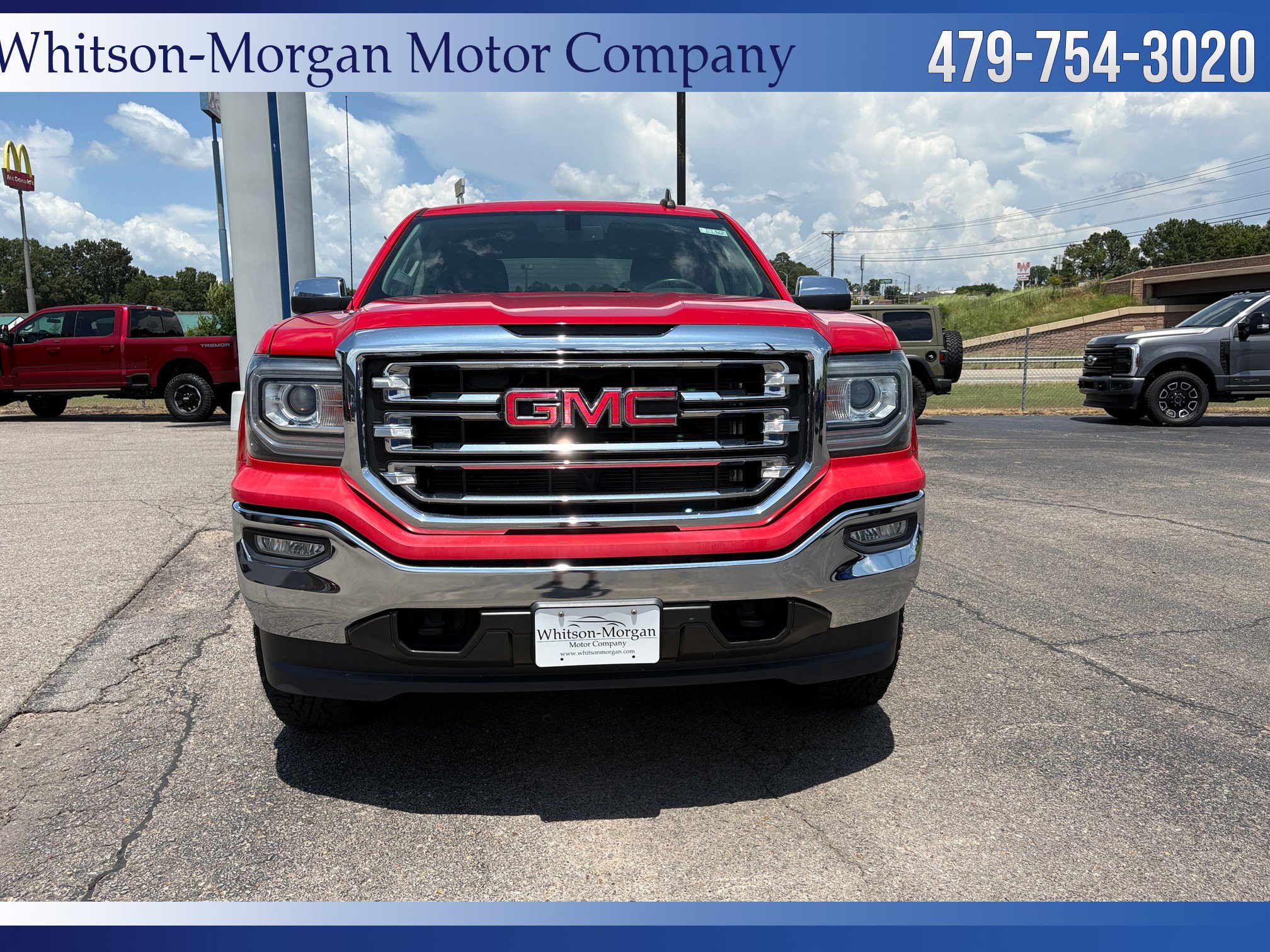 Used 2017 GMC Sierra 1500 SLT with VIN 3GTU2NEC4HG428821 for sale in Little Rock
