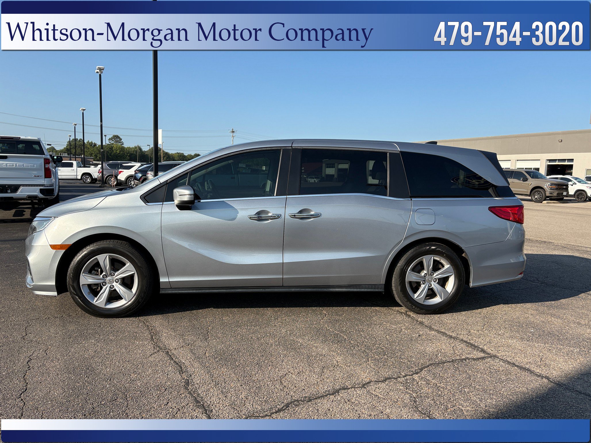Used 2018 Honda Odyssey EX-L with VIN 5FNRL6H77JB092004 for sale in Clarksville, AR