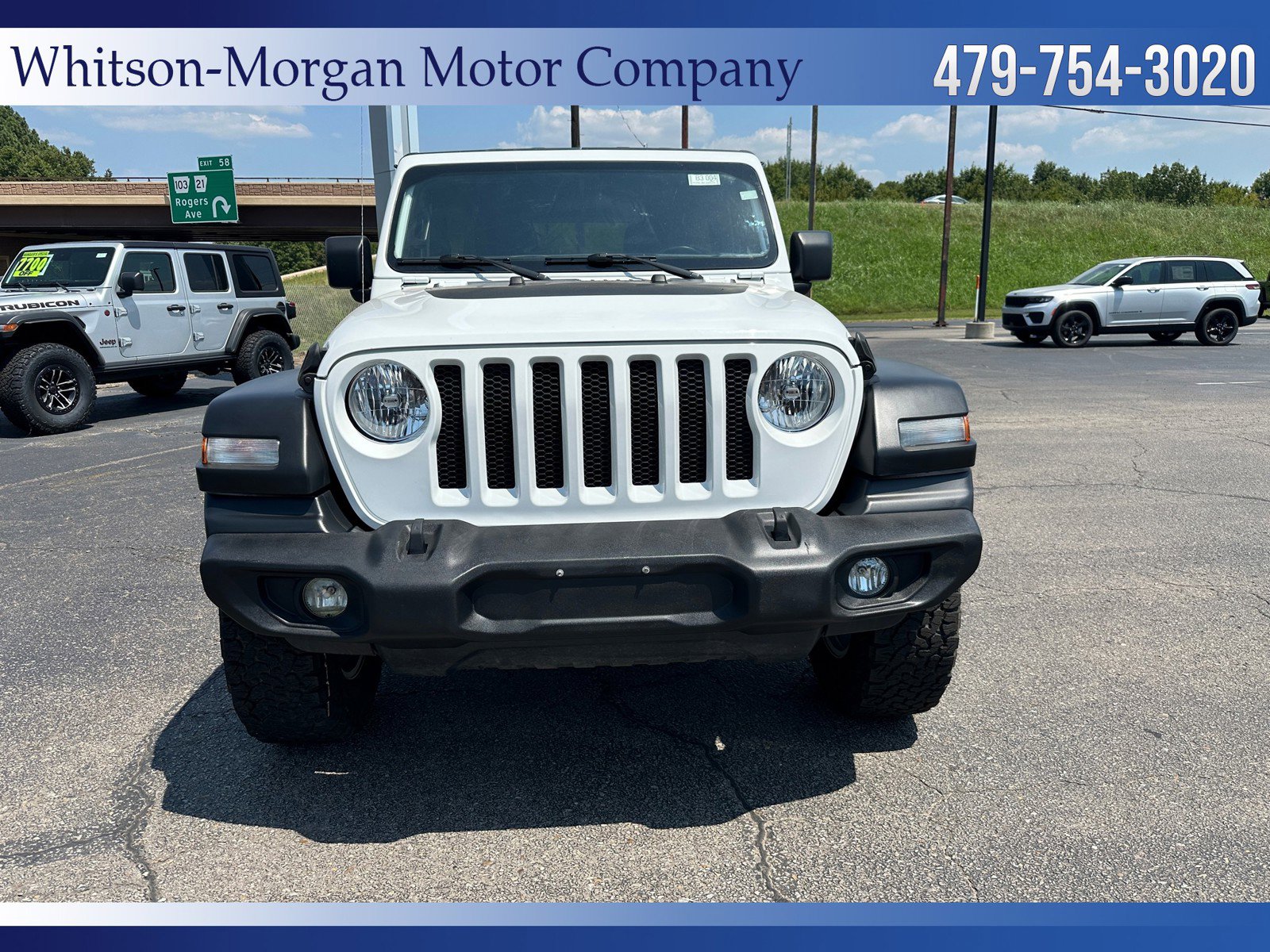 Used 2020 Jeep Wrangler Unlimited Sport S with VIN 1C4HJXDNXLW173671 for sale in Clarksville, AR