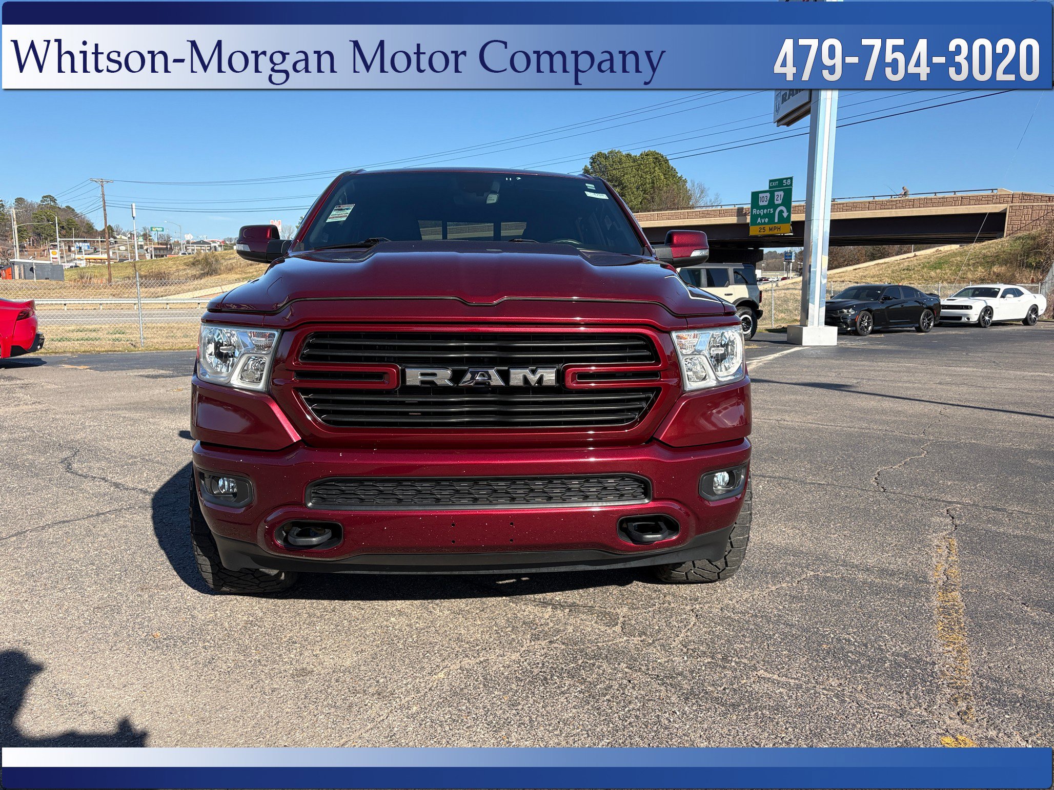 Used 2021 RAM Ram 1500 Pickup Big Horn/Lone Star with VIN 1C6SRFFT3MN516050 for sale in Little Rock