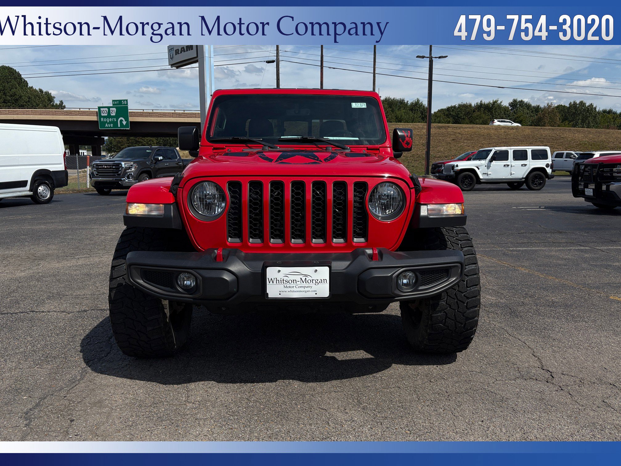 Used 2020 Jeep Gladiator Rubicon with VIN 1C6JJTBG9LL205419 for sale in Little Rock