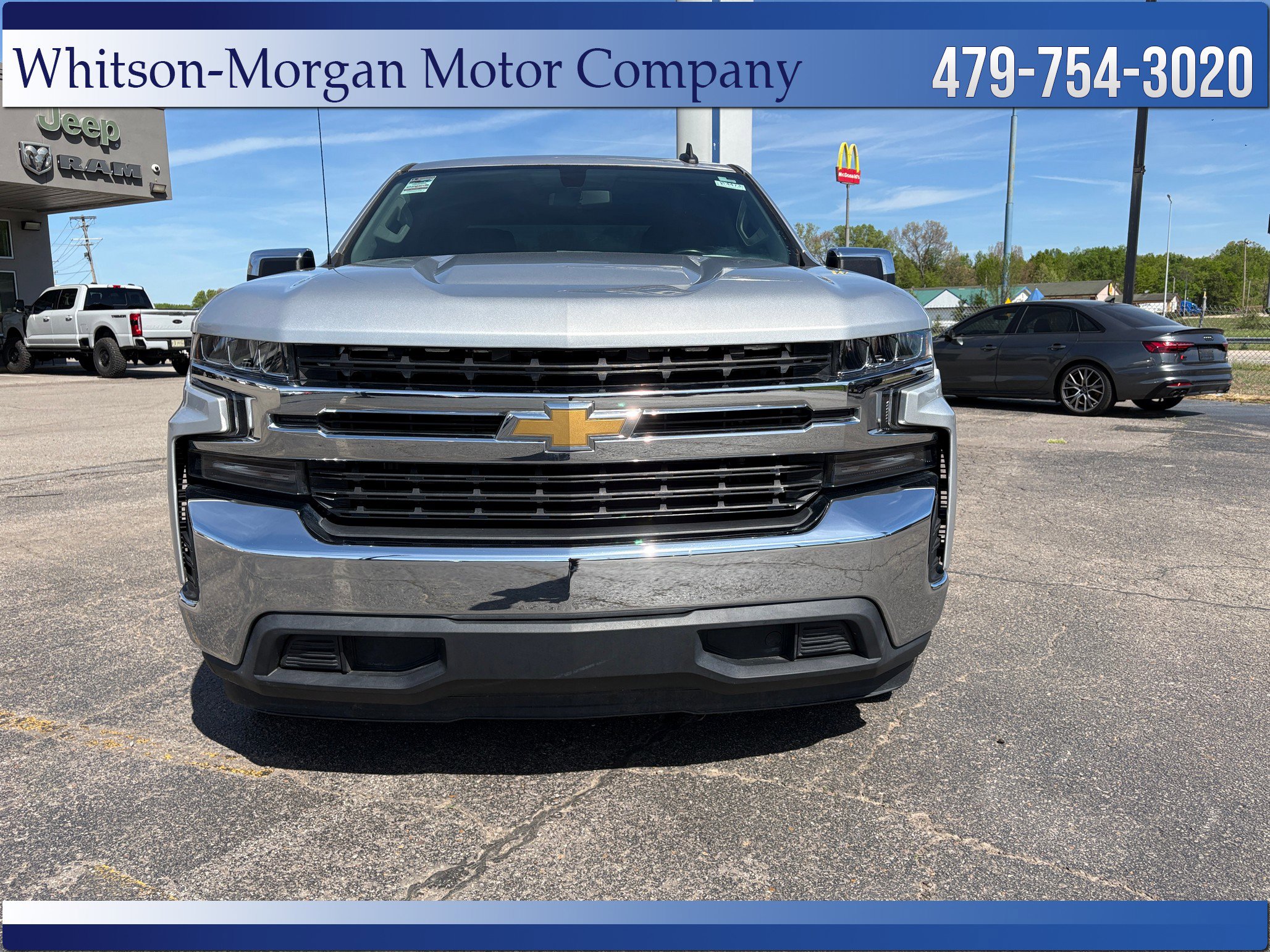 Used 2020 Chevrolet Silverado 1500 LT with VIN 3GCPWCED6LG152312 for sale in Little Rock