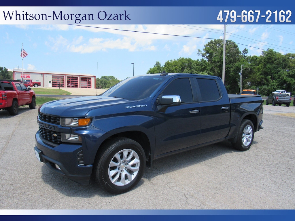 Used 2021 Chevrolet Silverado 1500 Custom 2WD Crew Cab 147 Custom