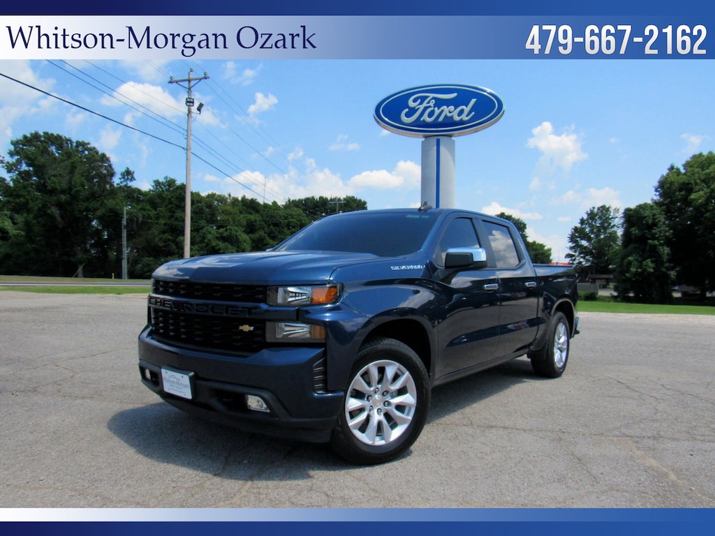 Used 2021 Chevrolet Silverado 1500 Custom 2WD Crew Cab 147 Custom