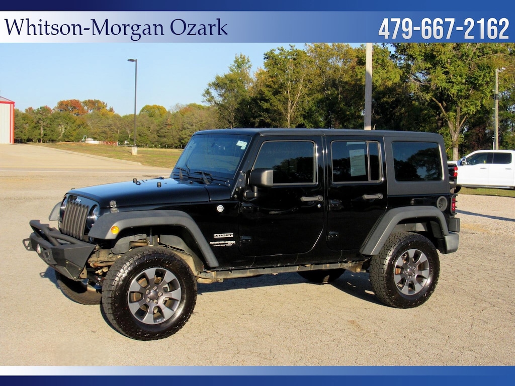 Used 2018 Jeep Wrangler JK Unlimited Sport Sport 4x4