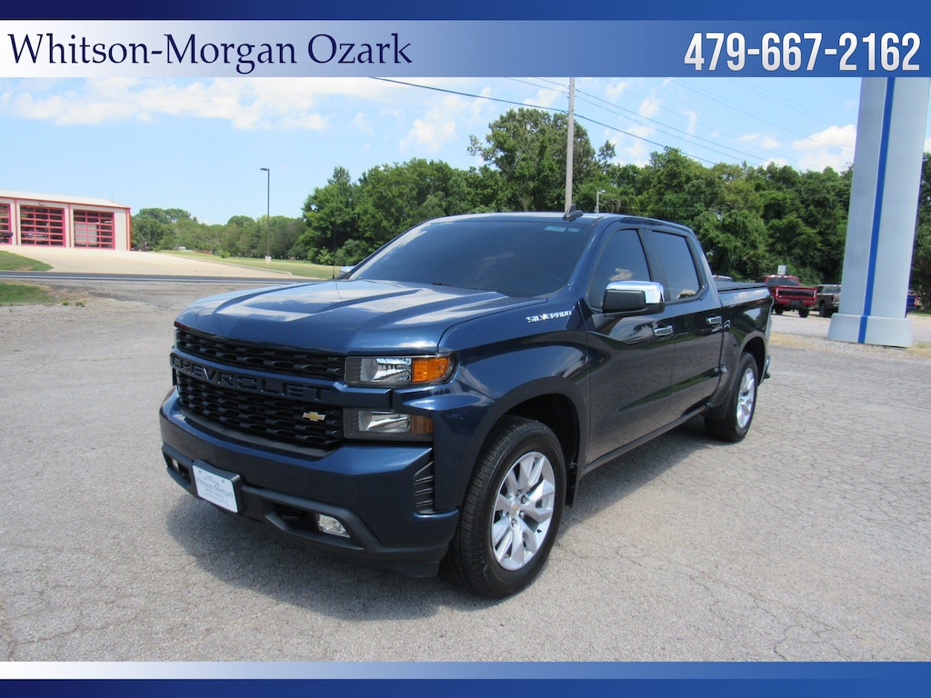 Used 2021 Chevrolet Silverado 1500 Custom 2WD Crew Cab 147 Custom