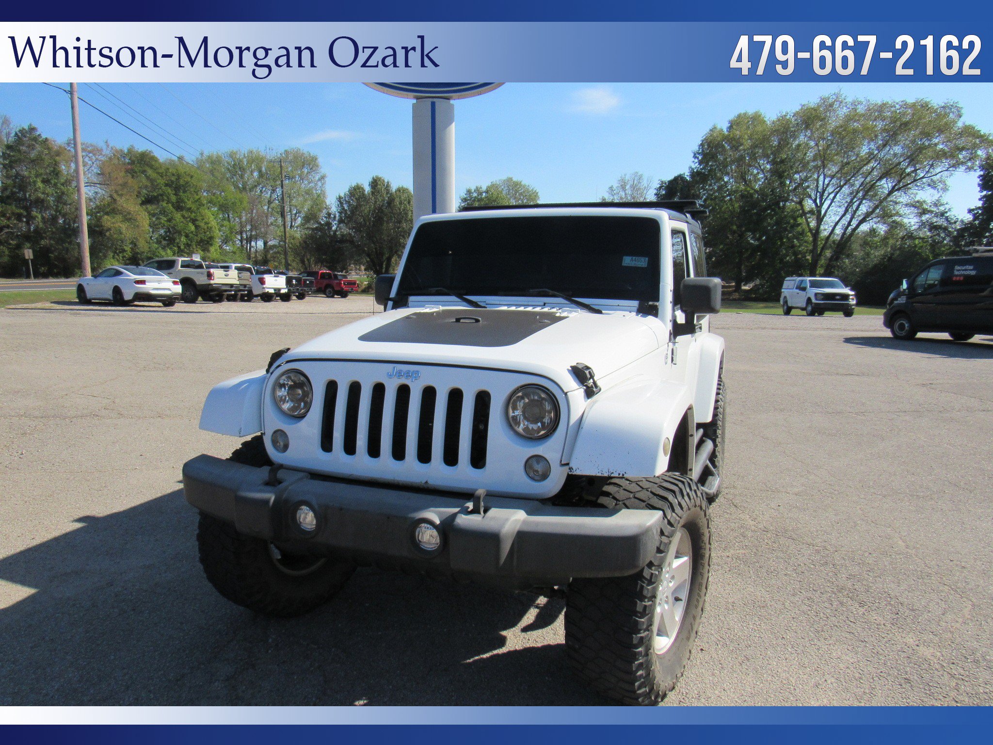 Used 2013 Jeep Wrangler Sport with VIN 1C4AJWAG6DL704868 for sale in Ozark, AR