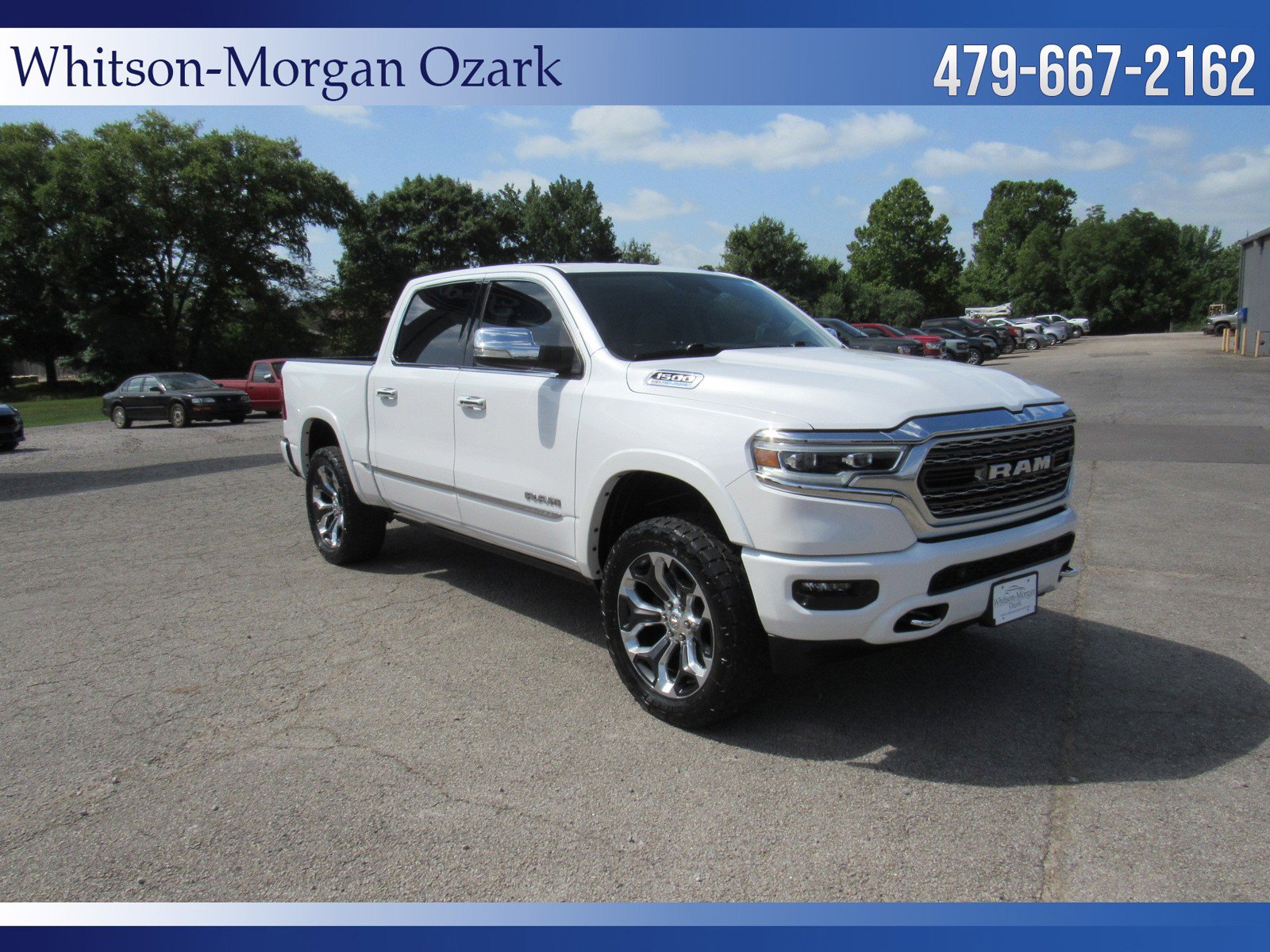 Used 2021 RAM Ram 1500 Pickup Limited with VIN 1C6SRFHT8MN599486 for sale in Ozark, AR