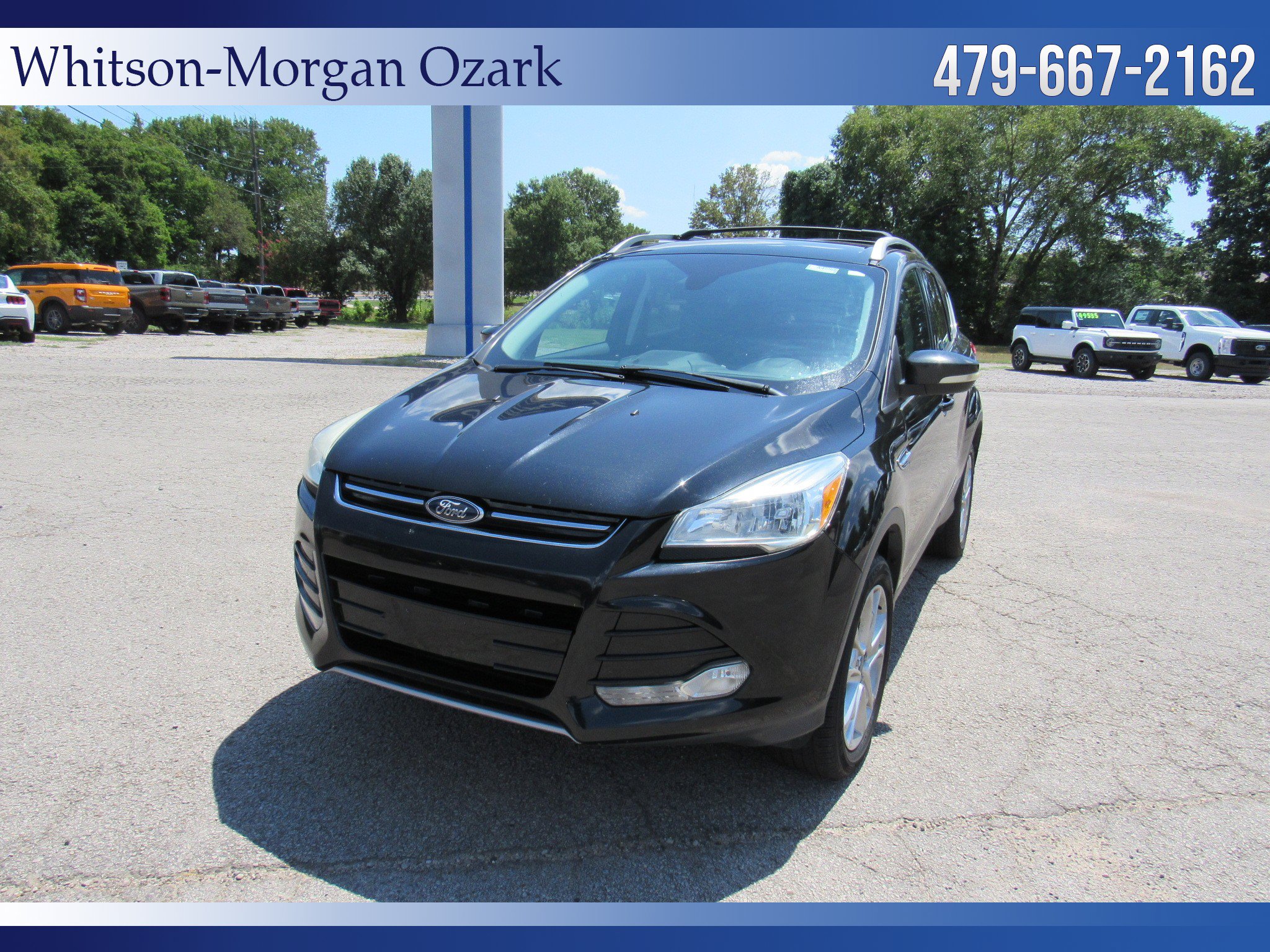 Used 2015 Ford Escape Titanium with VIN 1FMCU9JXXFUC77253 for sale in Ozark, AR