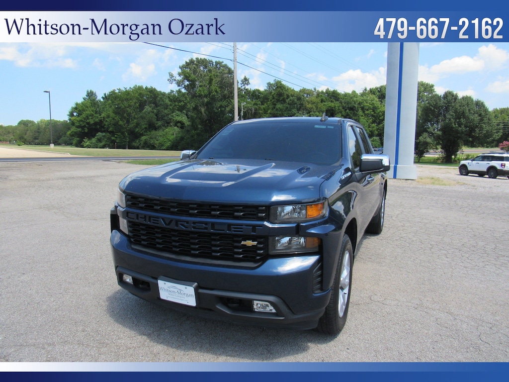 Used 2021 Chevrolet Silverado 1500 Custom 2WD Crew Cab 147 Custom