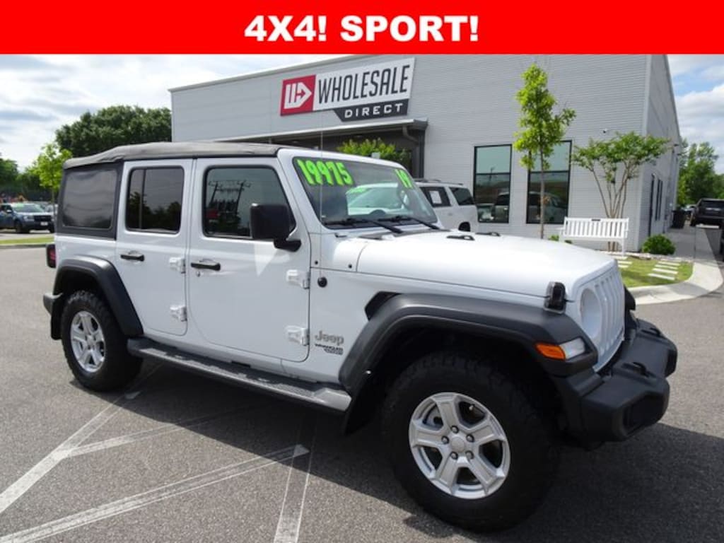 Used 2019 Jeep Wrangler Unlimited Sport 4x4 SUV