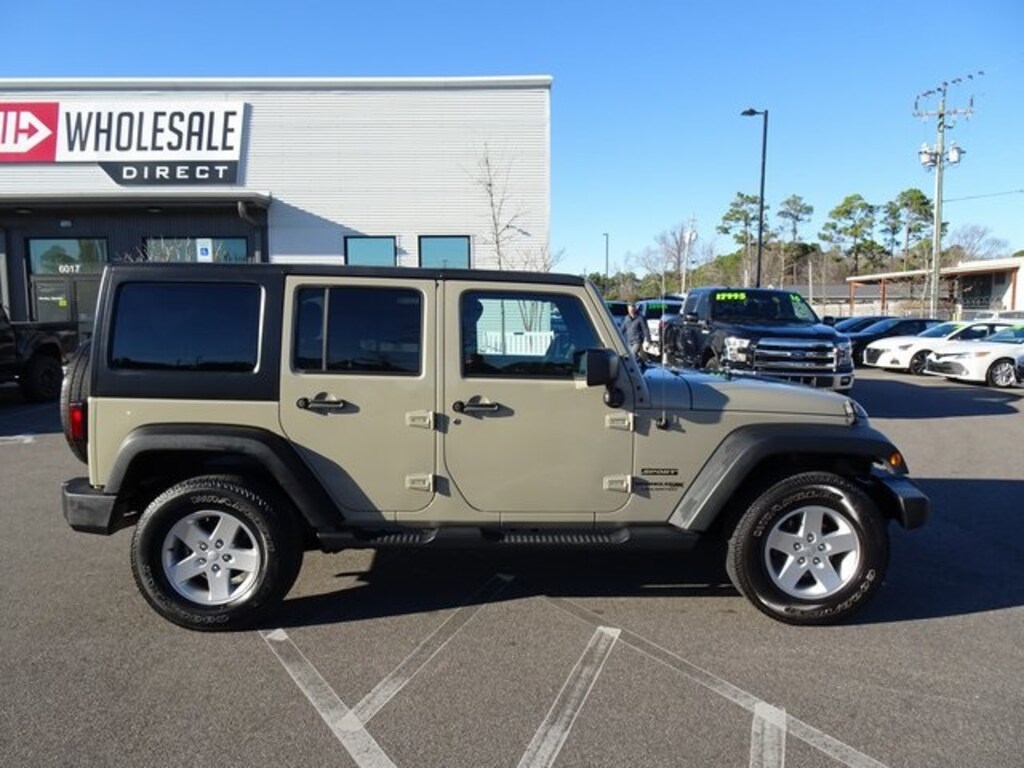 Used 2018 Jeep Wrangler JK Unlimited Sport 4x4 SUV