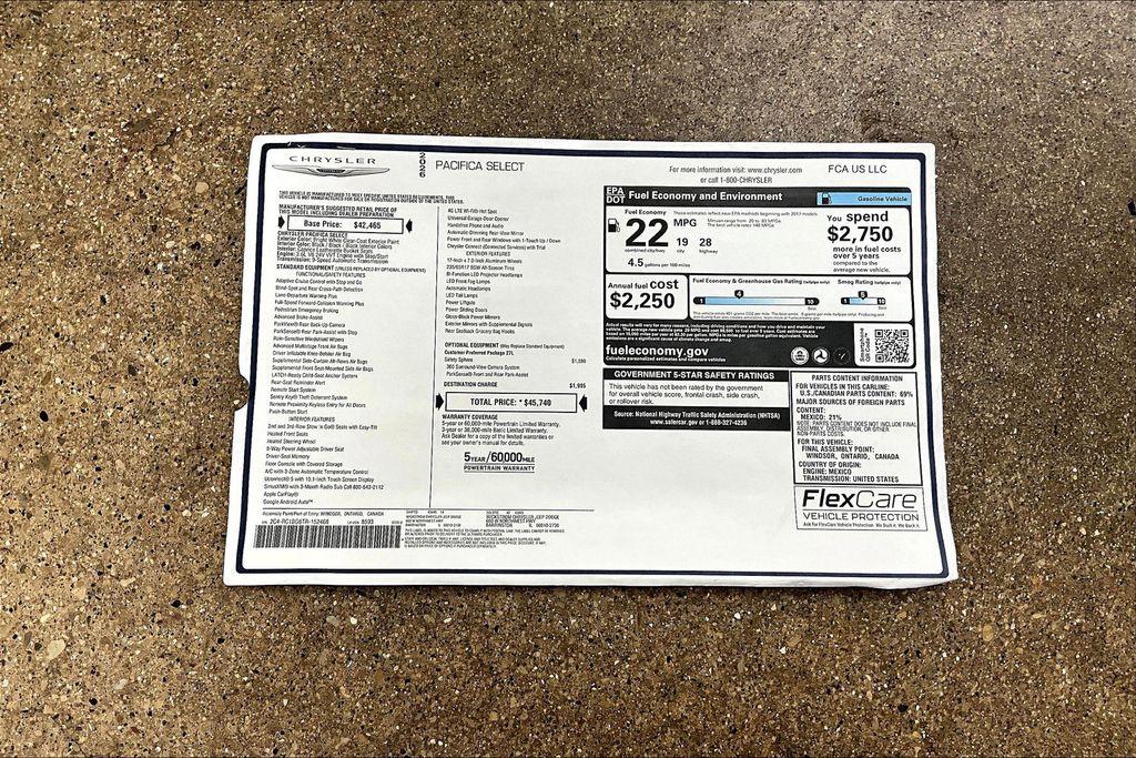 2026 Chrysler Pacifica Select - Photo 15