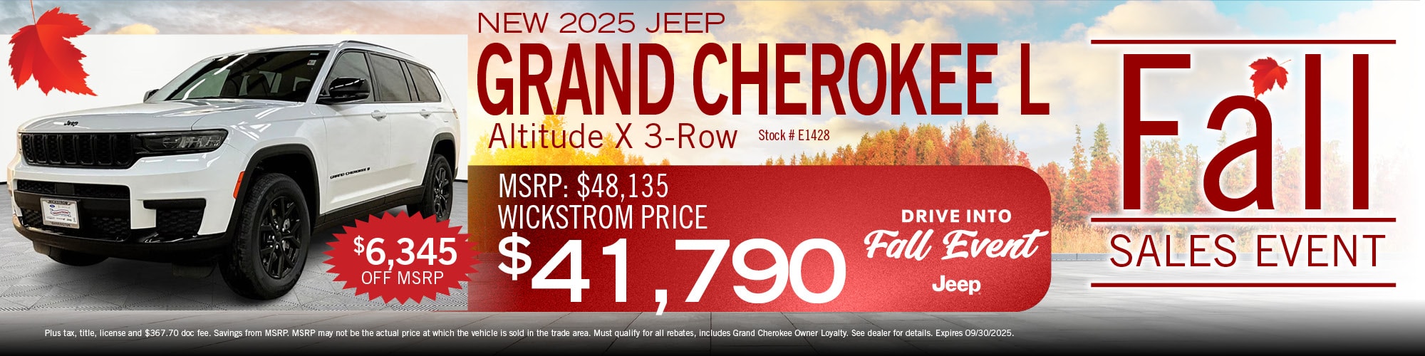 2025 Jeep Grand Cherokee L BuyOffer | Wickstrom CDJR