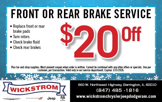 Front or Rear Brake Service