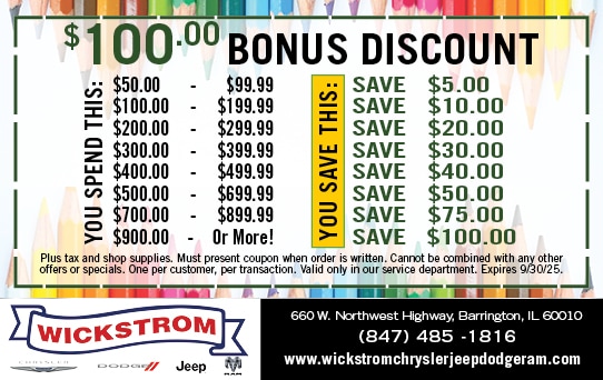 $100 Bonus Discount