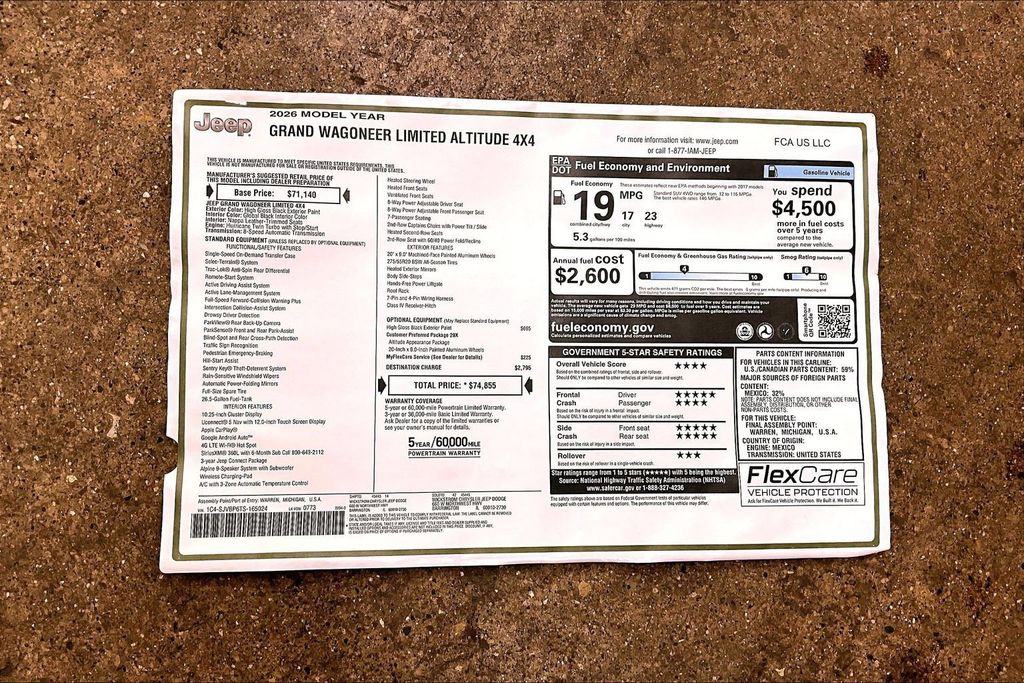 2026 Jeep Grand Wagoneer Limited Altitude - Photo 15