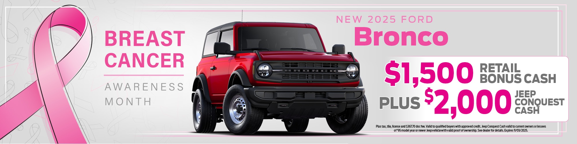 2025 Ford Bronco Buy Offer | Wickstrom Ford