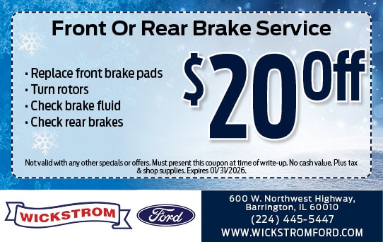 Front or Rear Brake Service