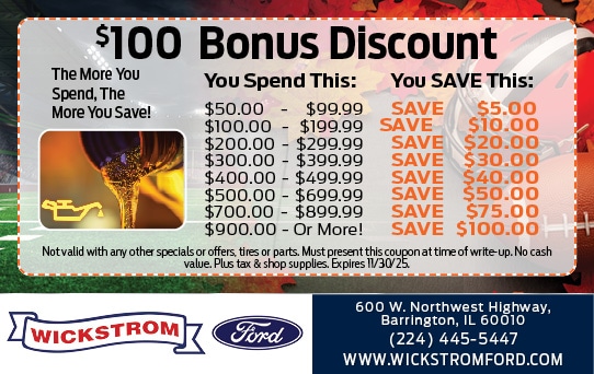 $100 Bonus Discount