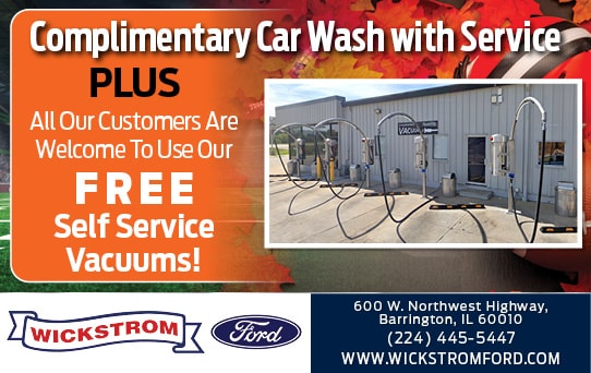 Complimentary Car Wash With Service