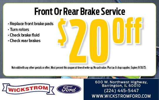Front or Rear Brake Service