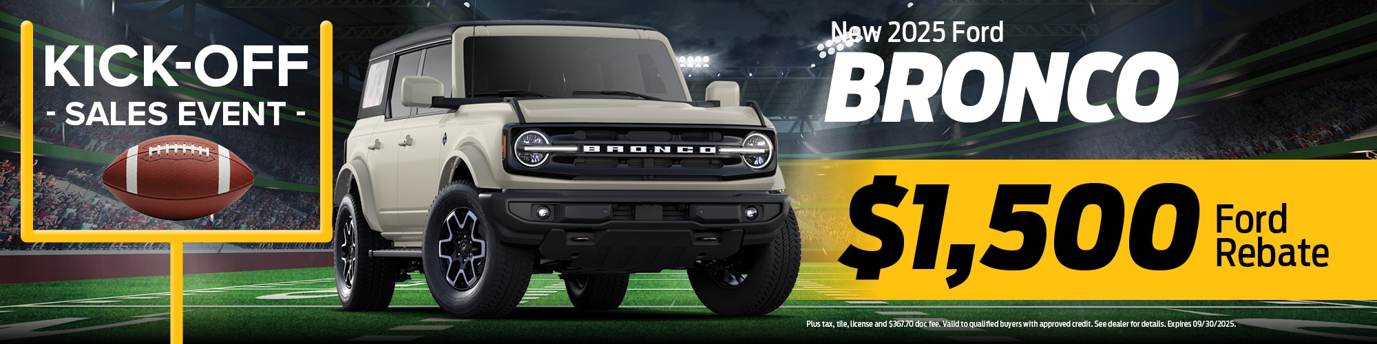 2025 Ford Bronco Offer | Wickstrom Ford