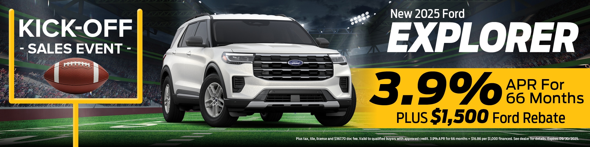 2025 Ford Explorer Offer | Wickstrom Ford