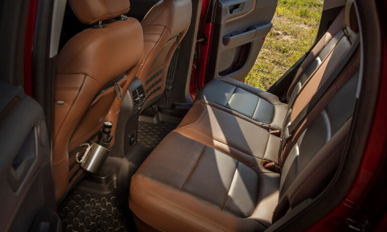2026 Ford Bronco interior back seats