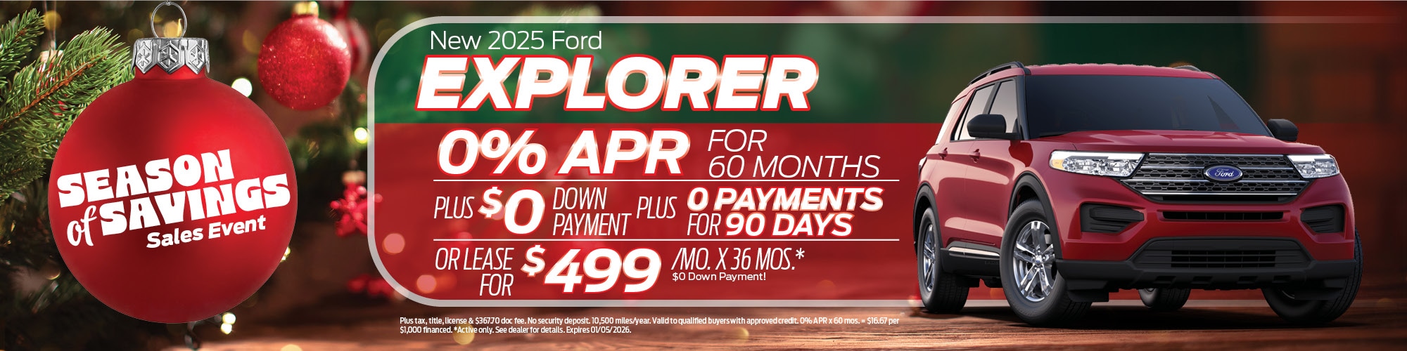 2025 Ford Explorer Offer | Wickstrom Ford