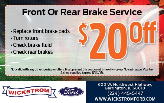 Front or Rear Brake Service